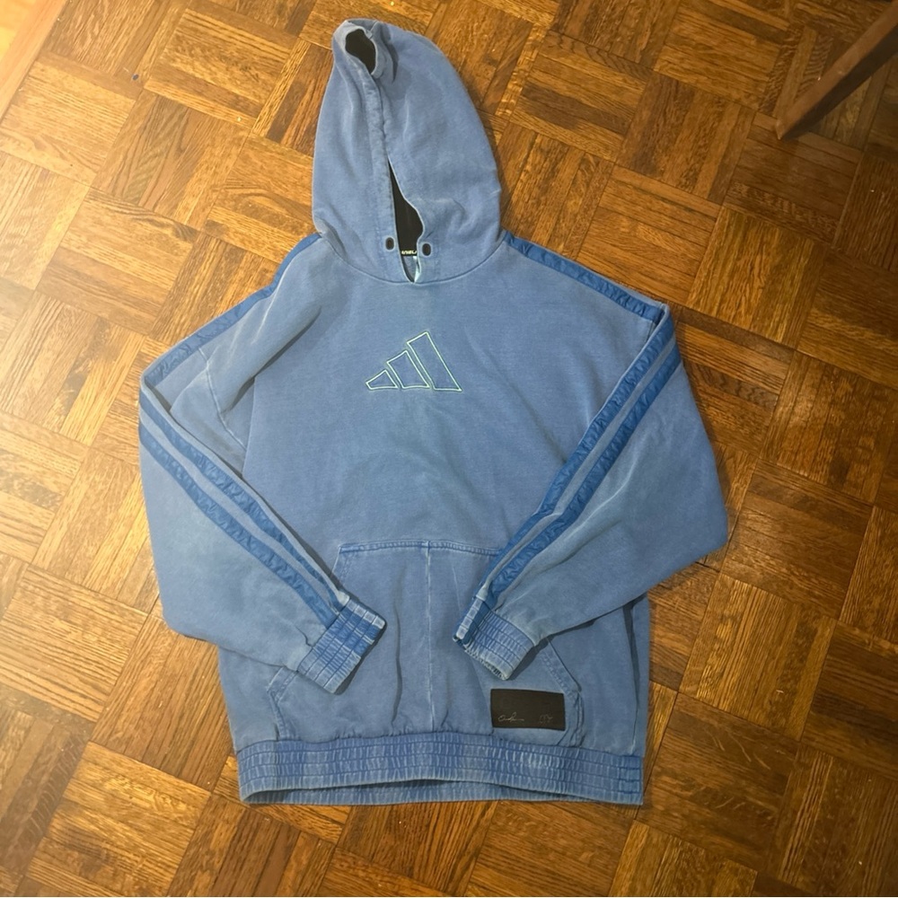 Adidas Daniel Patrick James Harden Blue Hoodie Basketball Medium